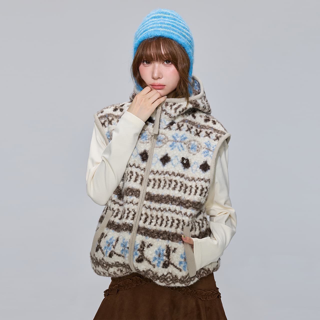 Guuka Абрикос Женские Жилеты - изображение 3