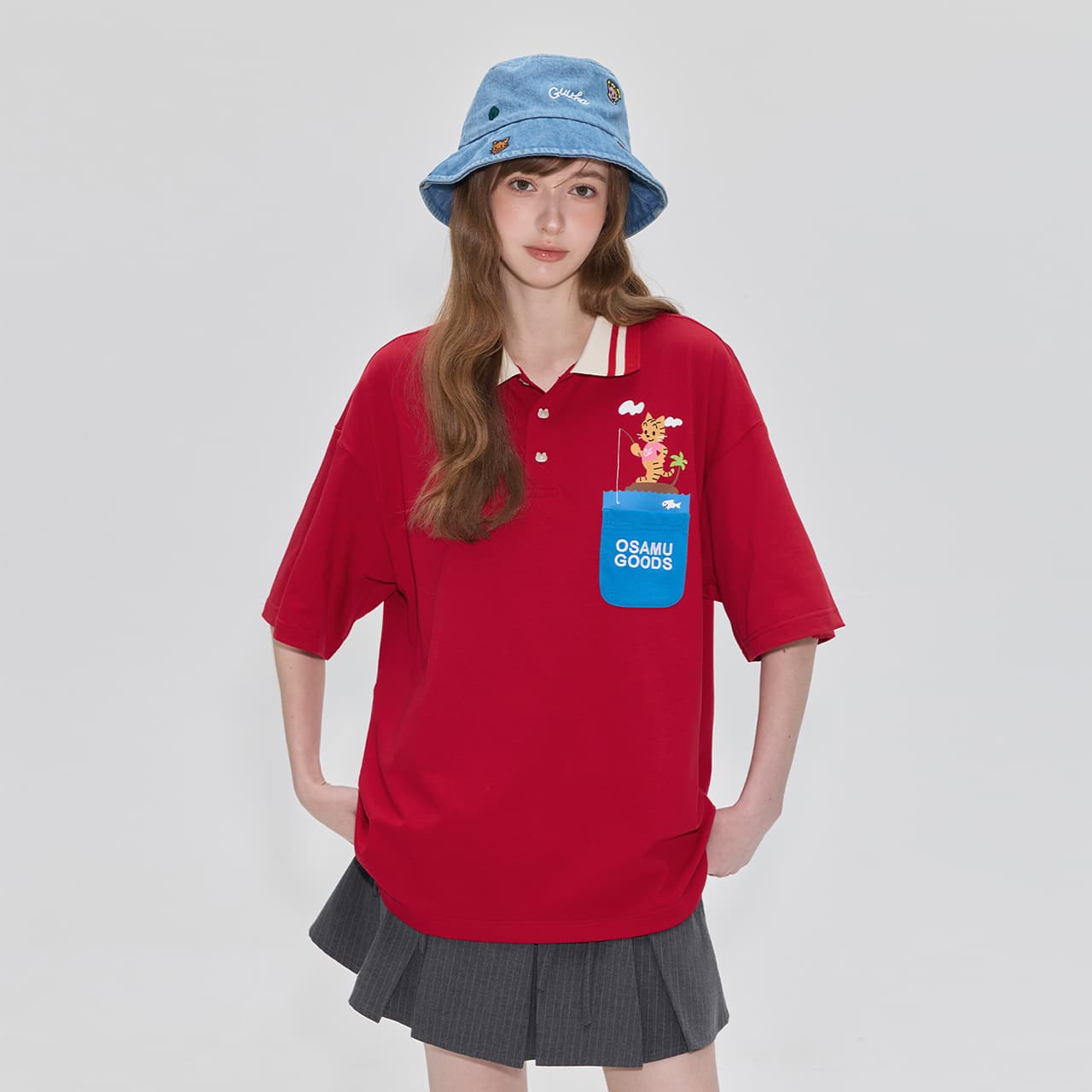 Guuka Red Women's Polo - изображение 3