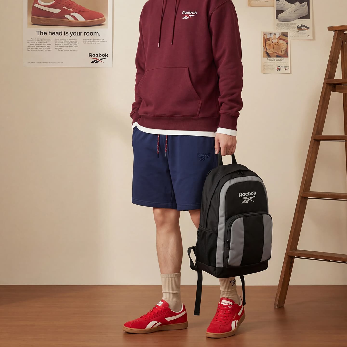 Кроссовки Reebok Противоскользящие Устойчивые к износу Легкие Низкий верх Тонкая подошва Кеды немецкой армии (GAT) Унисекс - изображение 8