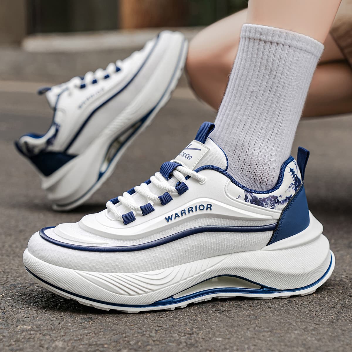 Кроссовки для бега Warrior Low Топ Беговые кроссовки Мужской - изображение 7