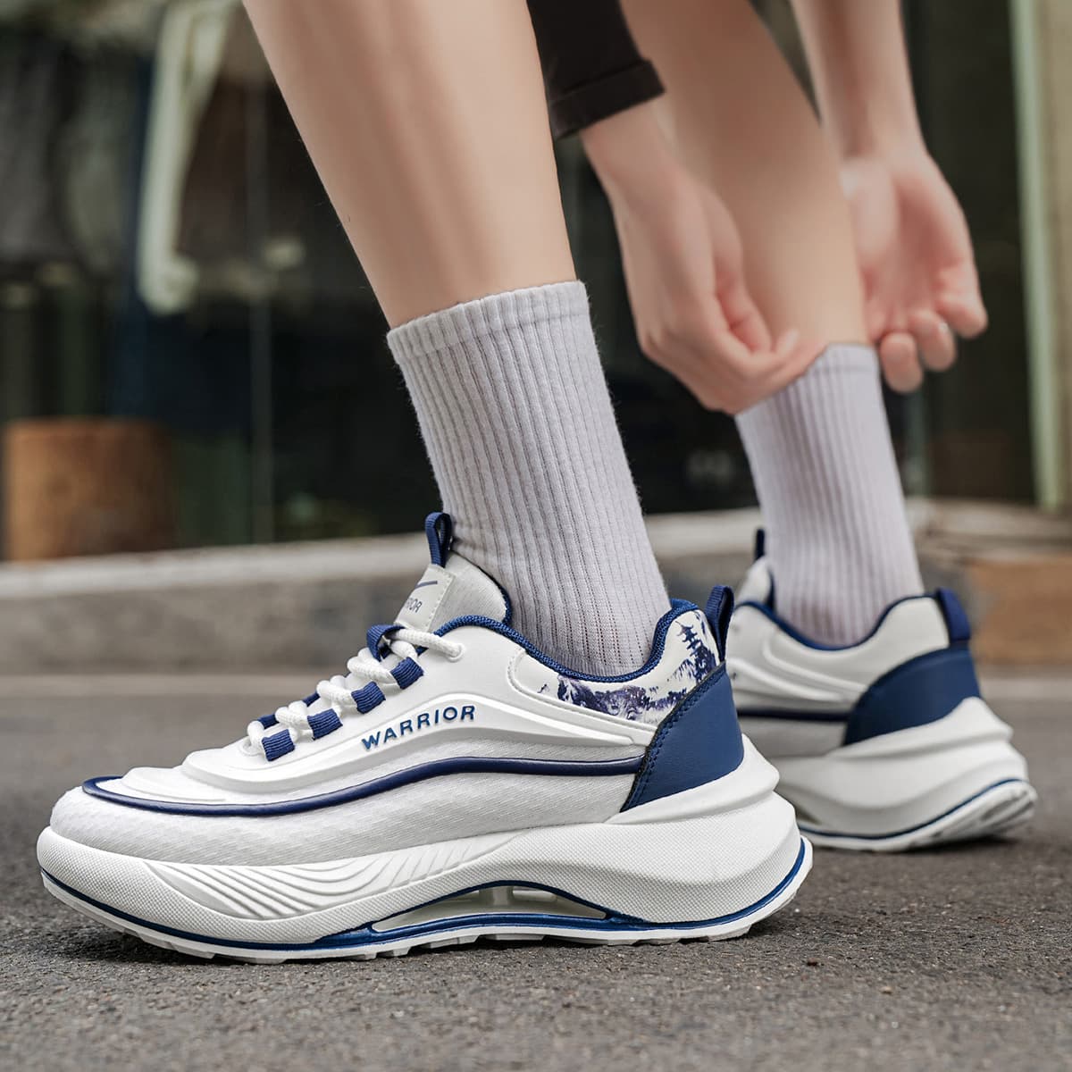 Кроссовки для бега Warrior Low Топ Беговые кроссовки Мужской - изображение 8