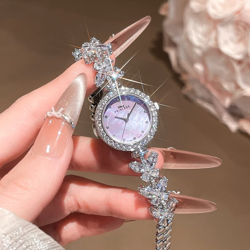 Часы Disney Magic Colors Кварцевый механизм Watch Women's Watch Перламутр Цвет Циферблат часов Водонепроницаемый - изображение 3
