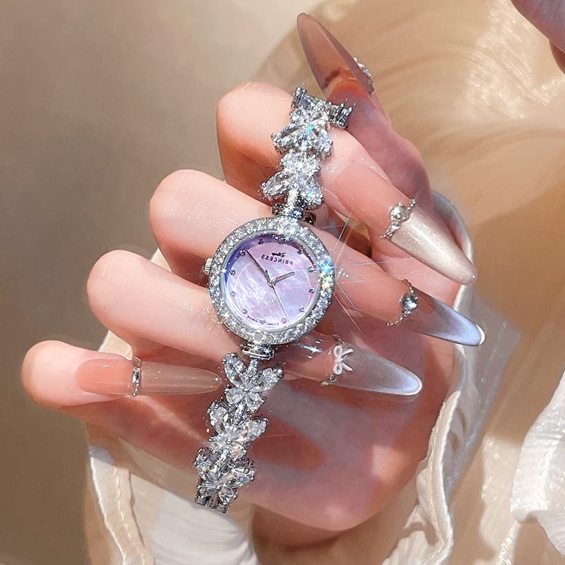 Часы Disney Magic Colors Кварцевый механизм Watch Women's Watch Перламутр Цвет Циферблат часов Водонепроницаемый - изображение 5