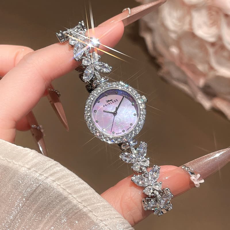 Часы Disney Magic Colors Кварцевый механизм Watch Women's Watch Перламутр Цвет Циферблат часов Водонепроницаемый - изображение 2