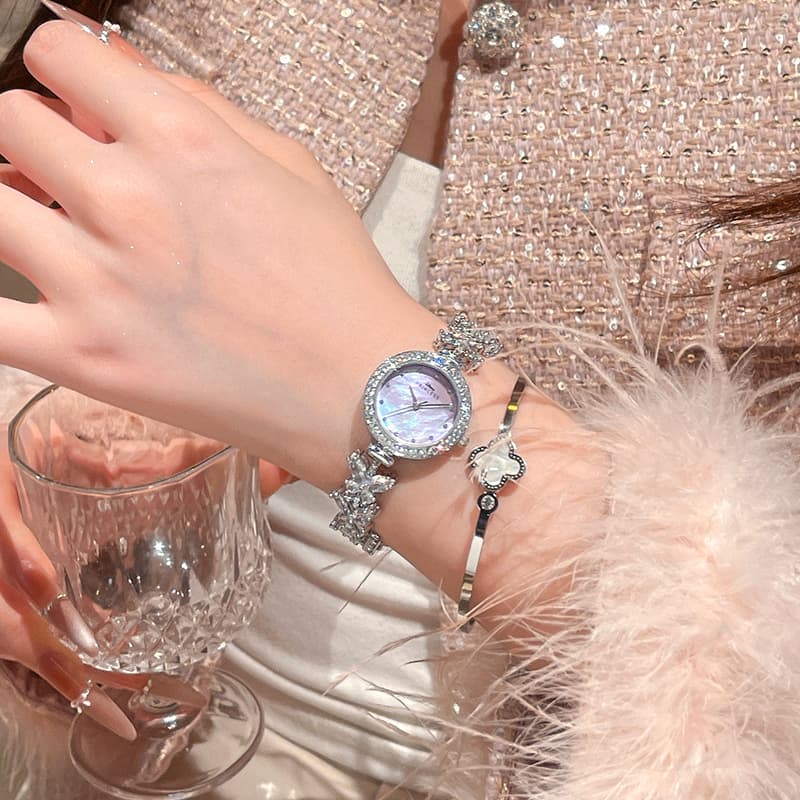 Часы Disney Magic Colors Кварцевый механизм Watch Women's Watch Перламутр Цвет Циферблат часов Водонепроницаемый - изображение 4