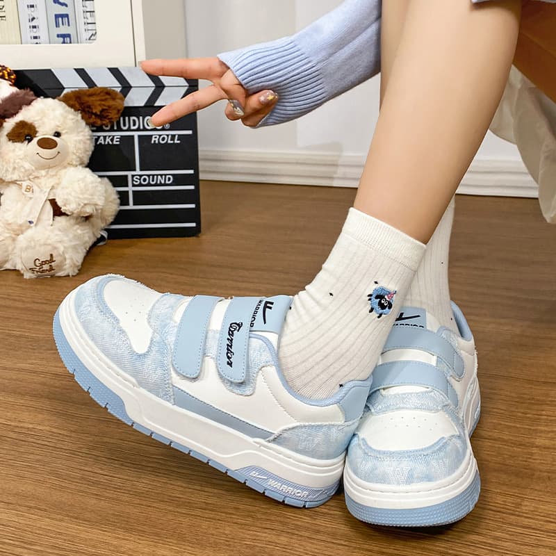 Кроссовки WARRIOR Кеды для скейтбординга Low Топ Женские - изображение 6