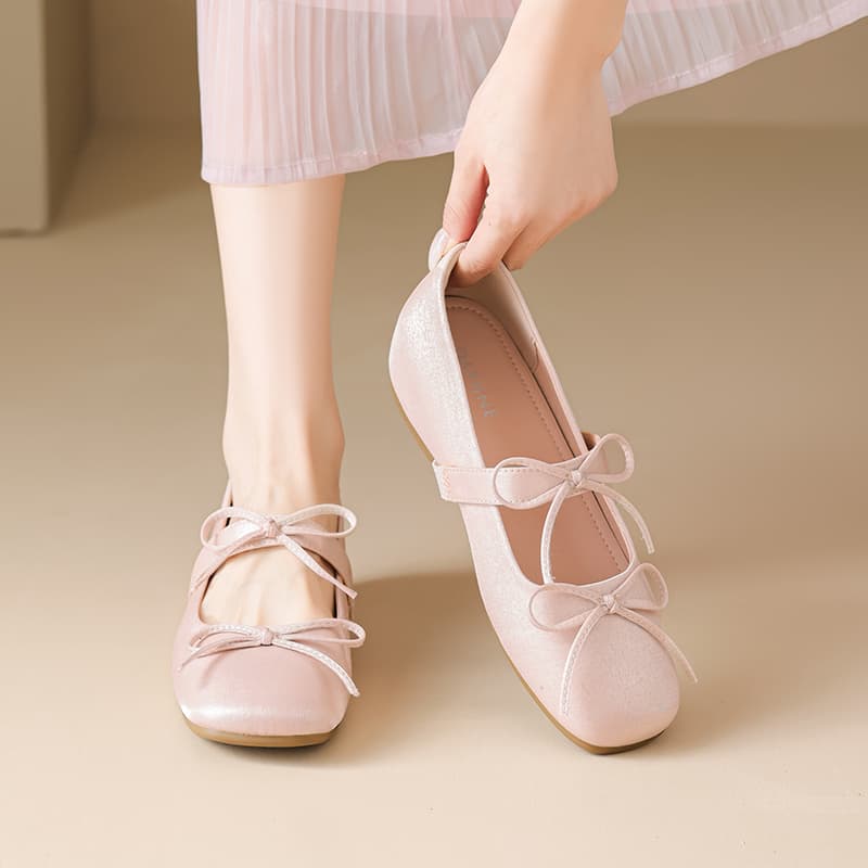 DAPHNE Ткань Mary Jane Обувь 4CM Женская - изображение 5