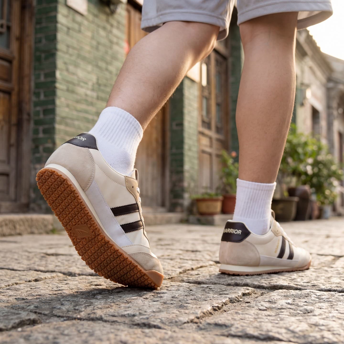 Кроссовки Warrior Cortez Обувь Ткань Планшет Легкий Дышащий и Противоскользящий Низкий Верх Повседневная Обувь Унисекс - изображение 6