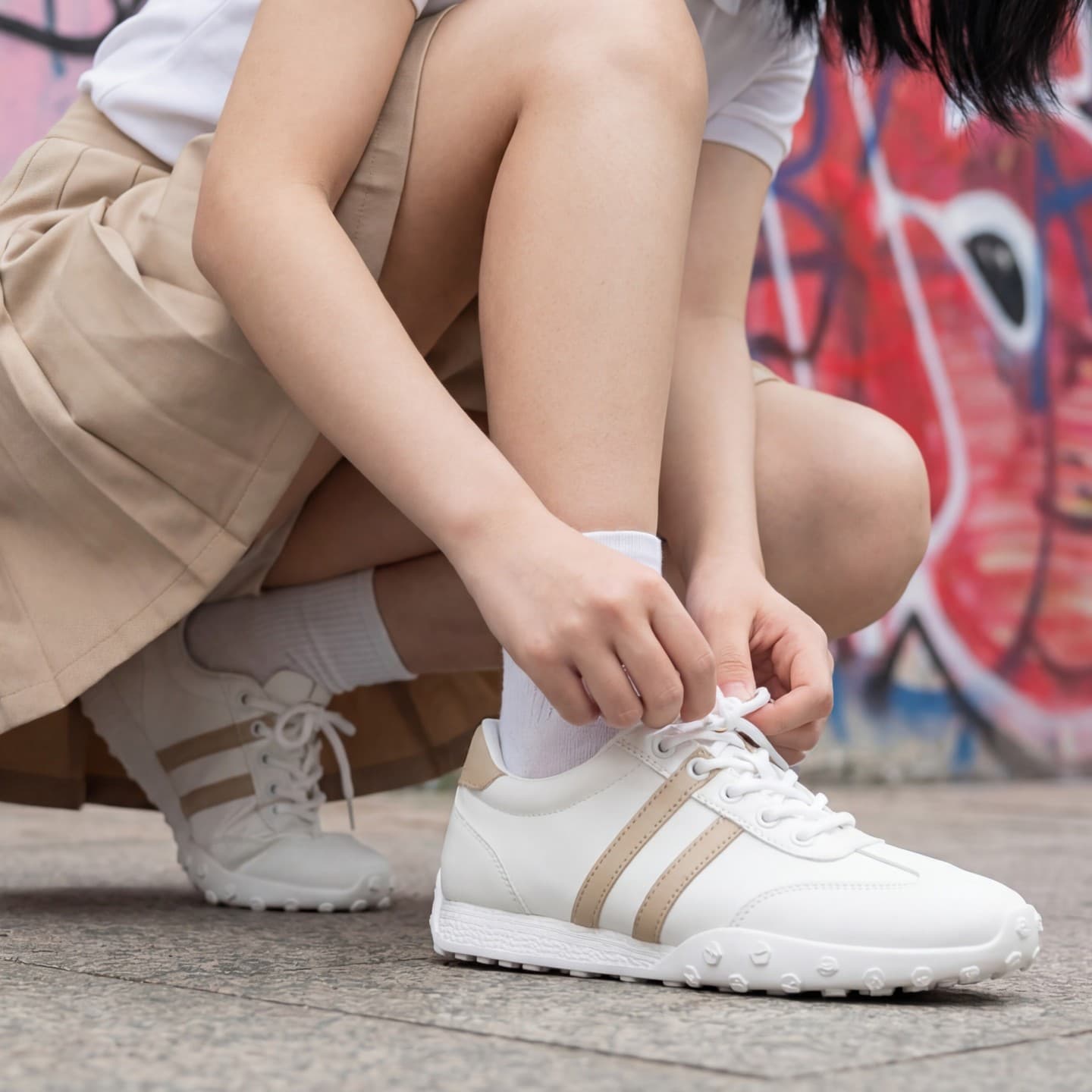 Кроссовки Warrior Cortez Белый Обувь Ткань Мягкая подошва Легкий Дышащий и Противоскользящий - изображение 7