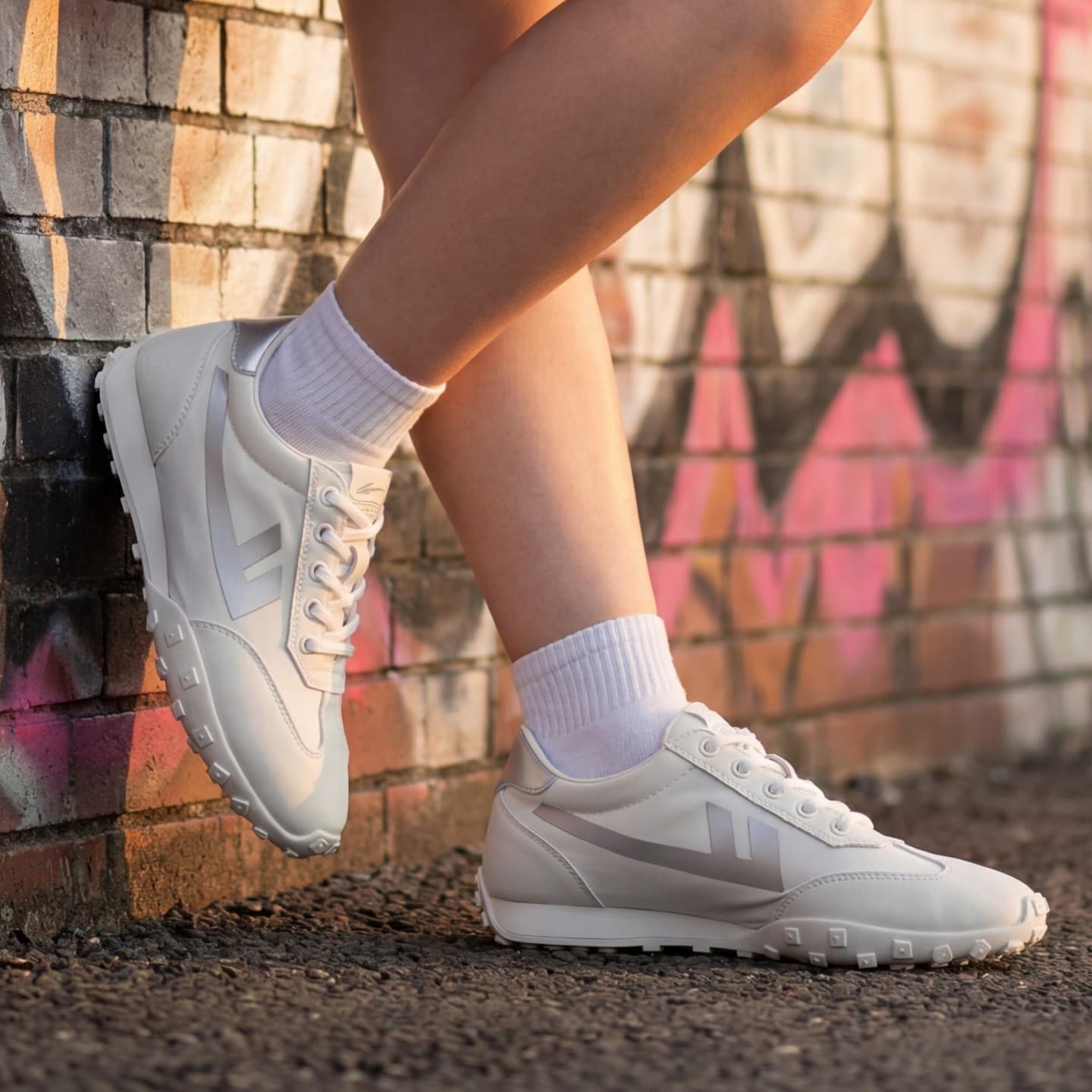 Кроссовки Warrior Cortez Белый Обувь Ткань Универсальный Легкий Дышащий и Противоскользящий - изображение 7