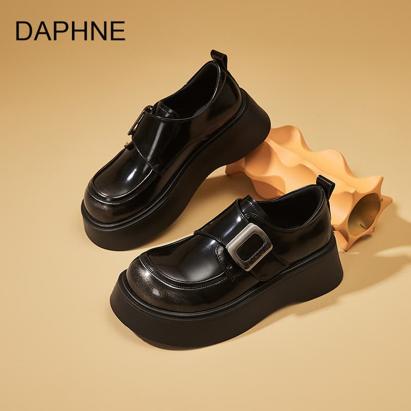 DAPHNE Повседневные кожаные туфли Low Top Женские - изображение 5