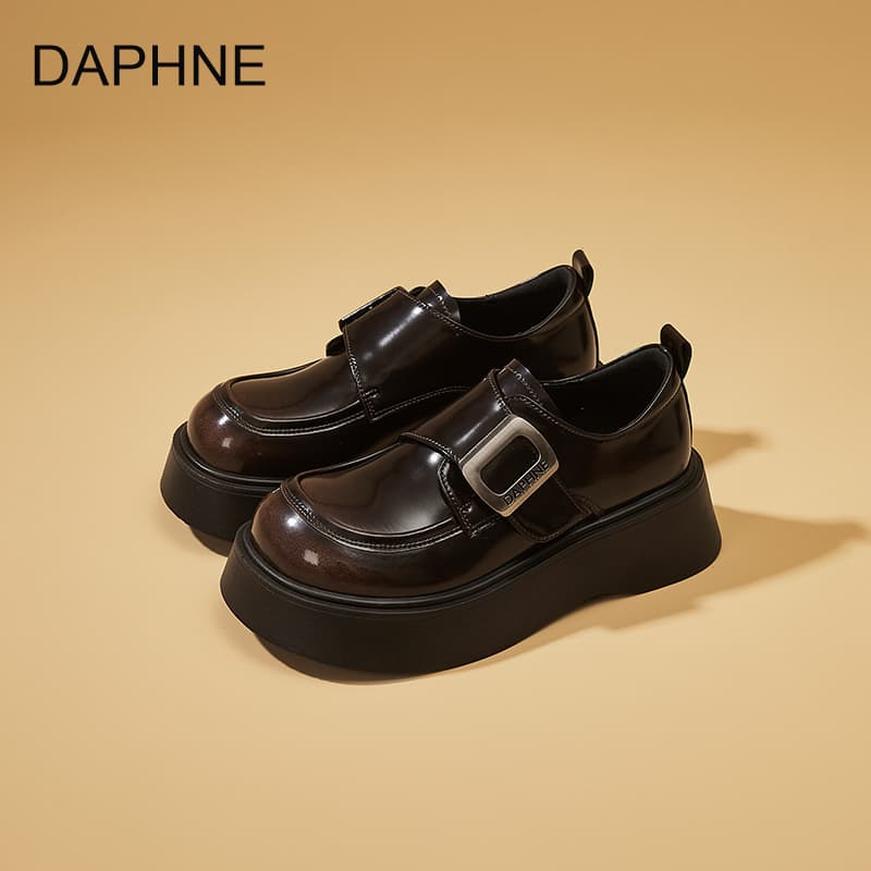 DAPHNE Повседневные кожаные туфли Low Top Женские - изображение 7