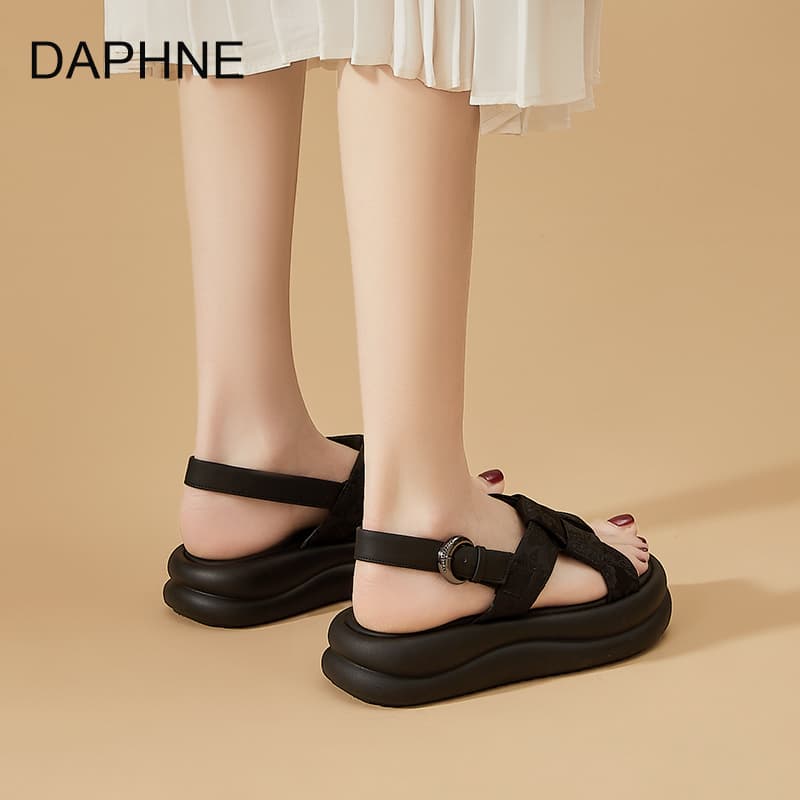 Шлёпанцы DAPHNE One Шнуровочные Сандалии Женские - изображение 5