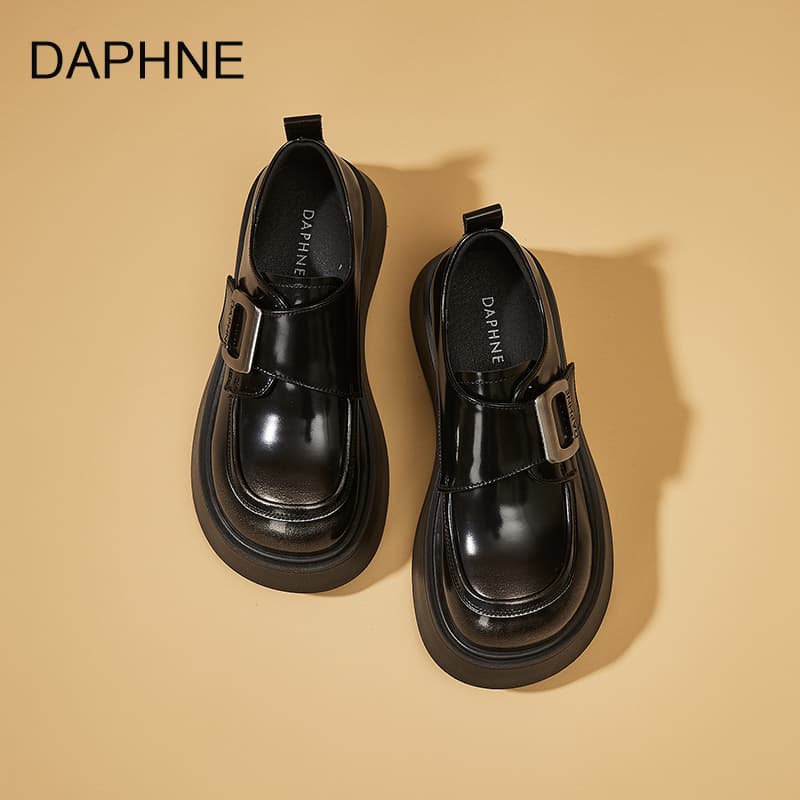 DAPHNE Повседневные кожаные туфли Low Top Женские - изображение 4