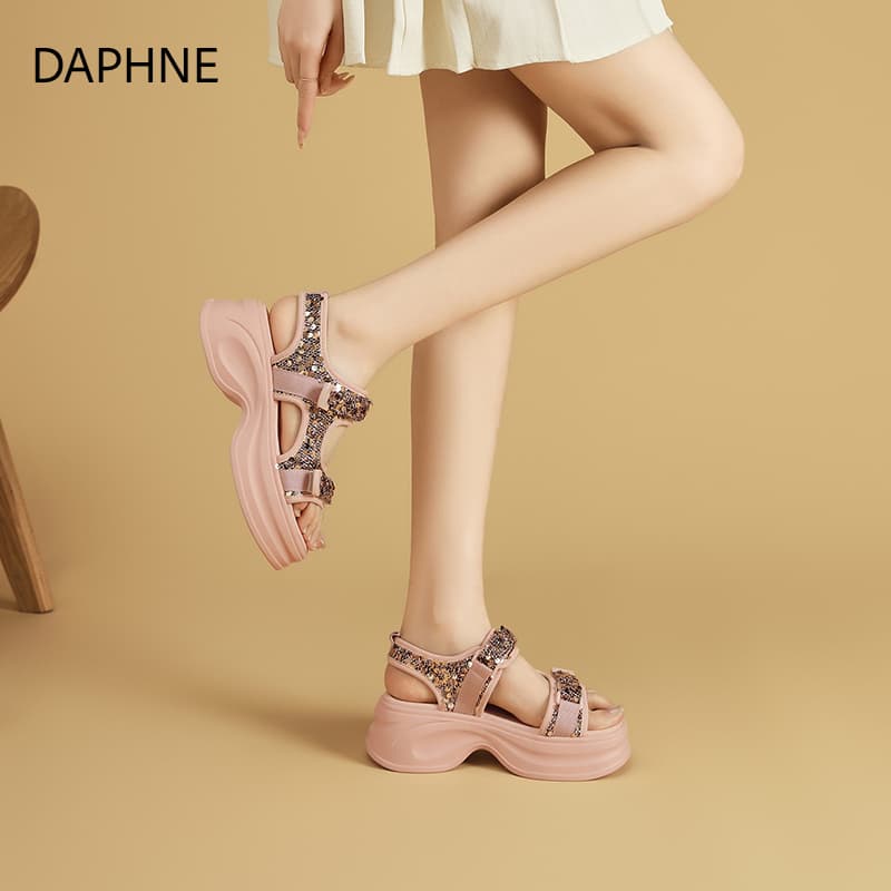 Сандалии с ремешком DAPHNE Пляжные сандалии Женские - изображение 3