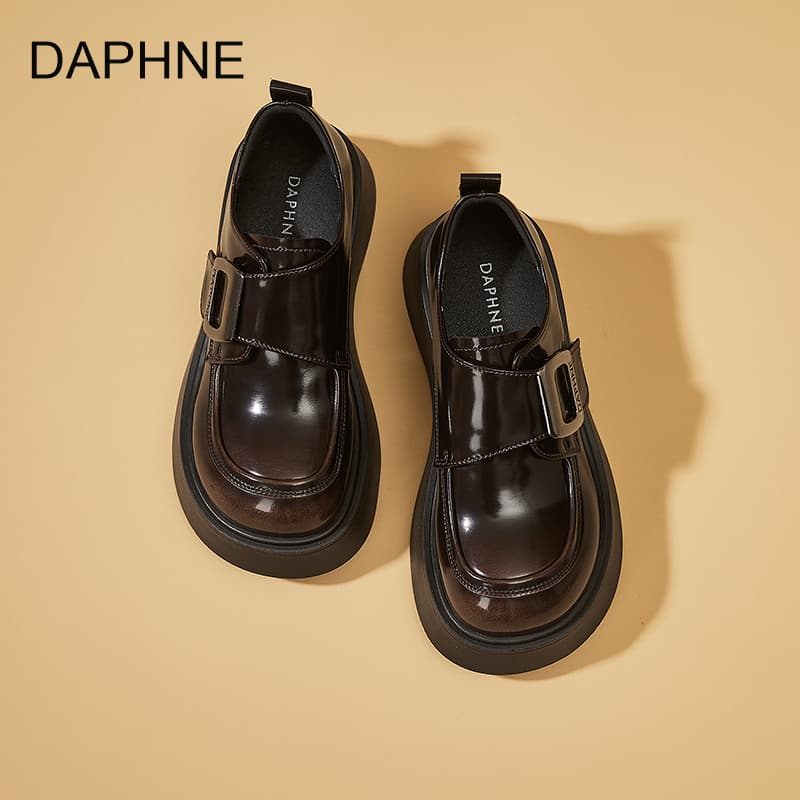 DAPHNE Повседневные кожаные туфли Low Top Женские - изображение 8
