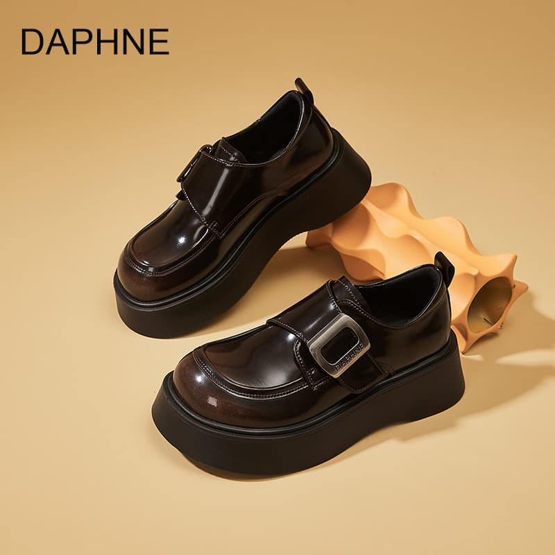DAPHNE Повседневные кожаные туфли Low Top Женские - изображение 9