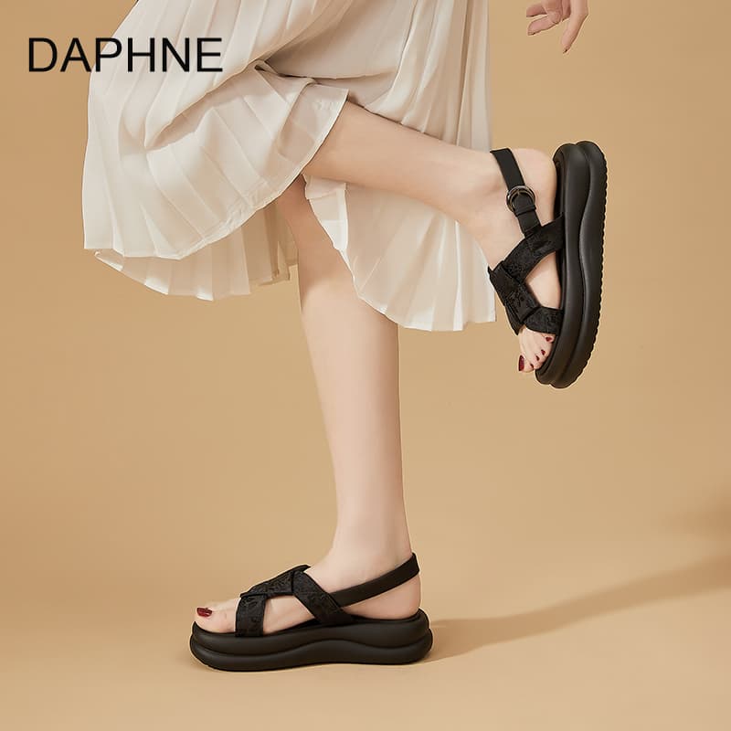 Шлёпанцы DAPHNE One Шнуровочные Сандалии Женские - изображение 3