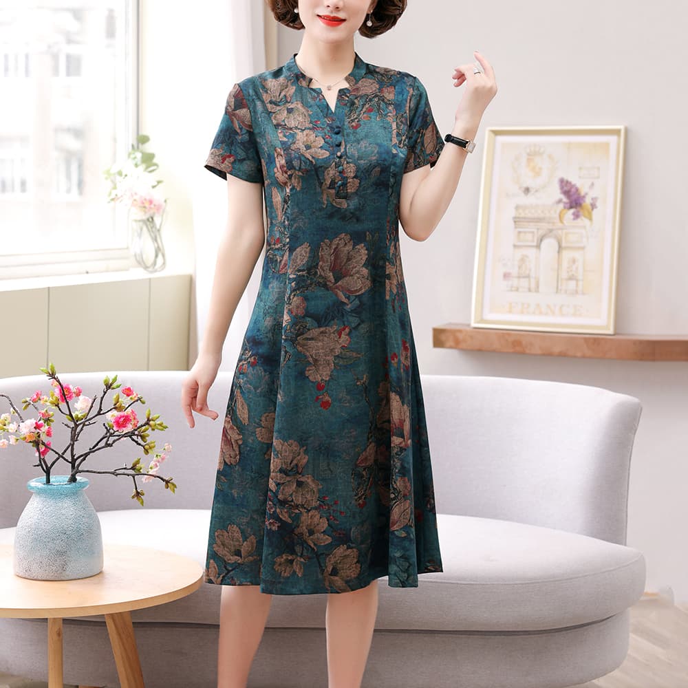 Платье PIERRE CARDIN Короткое платье с короткими рукавами для женщин - изображение 5