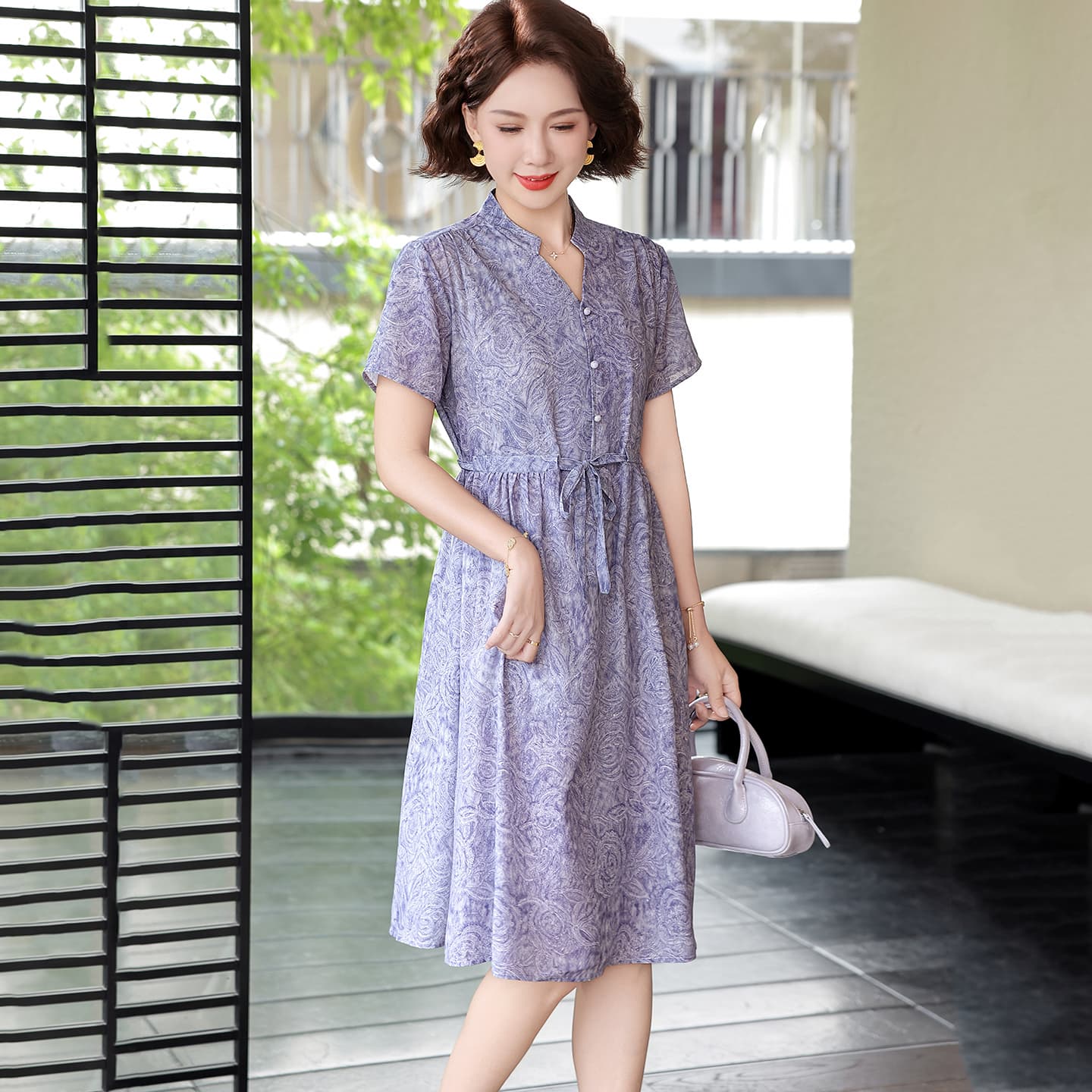 Платье PIERRE CARDIN Женские Короткие Платья с Короткими Рукавами - изображение 6