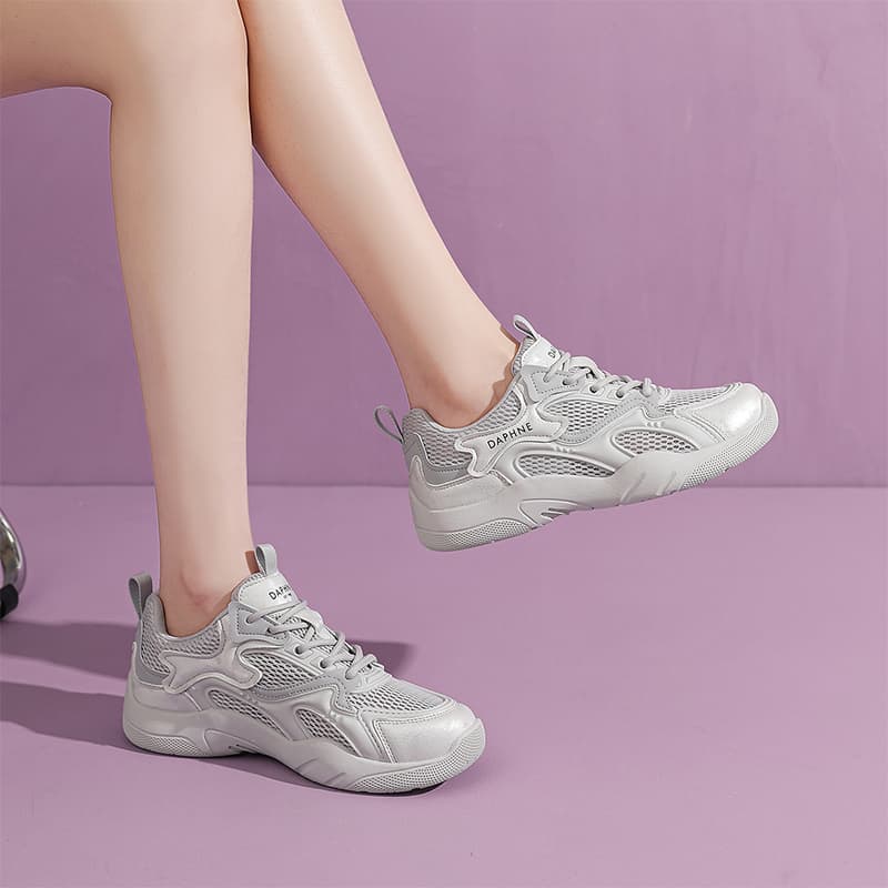 Кроссовки Daphne Синтетическая кожа Низкий топ Повседневная обувь Женская - изображение 5