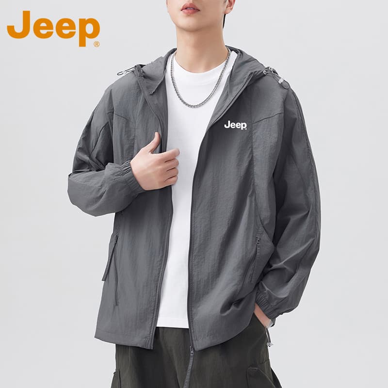 Легкая ветровка Jeep Дышащая одежда с защитой от солнца унисекс - изображение 2
