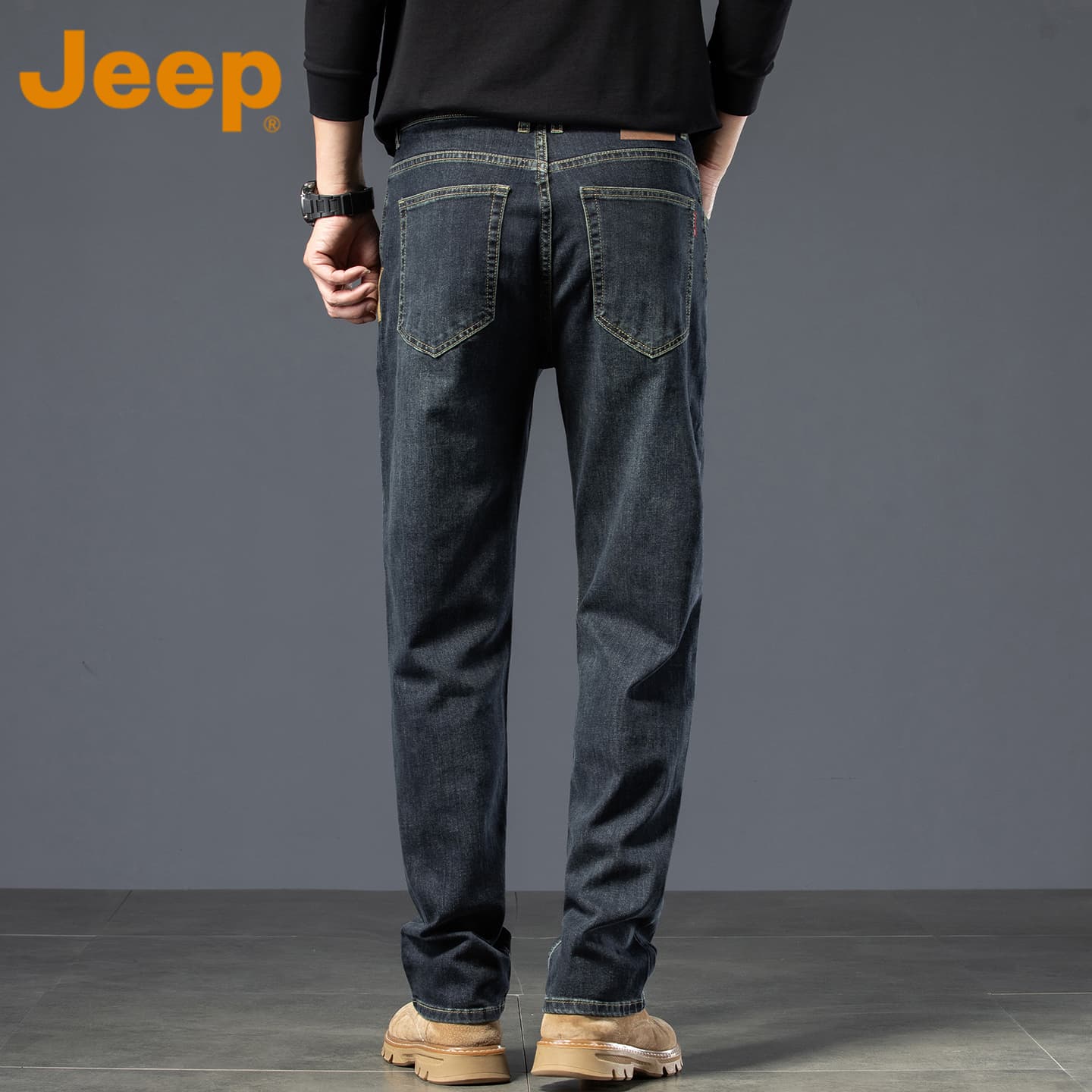 Штаны Jeep Чернила Синий Мужской Джинсы - изображение 6