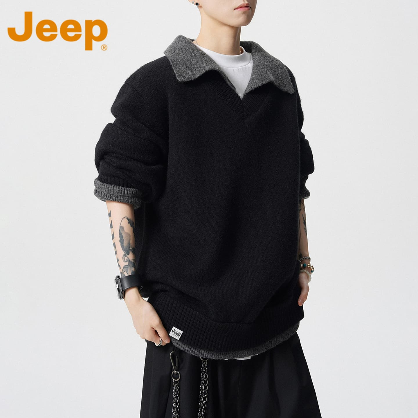Кофта Jeep Мужской Свитеры - изображение 6