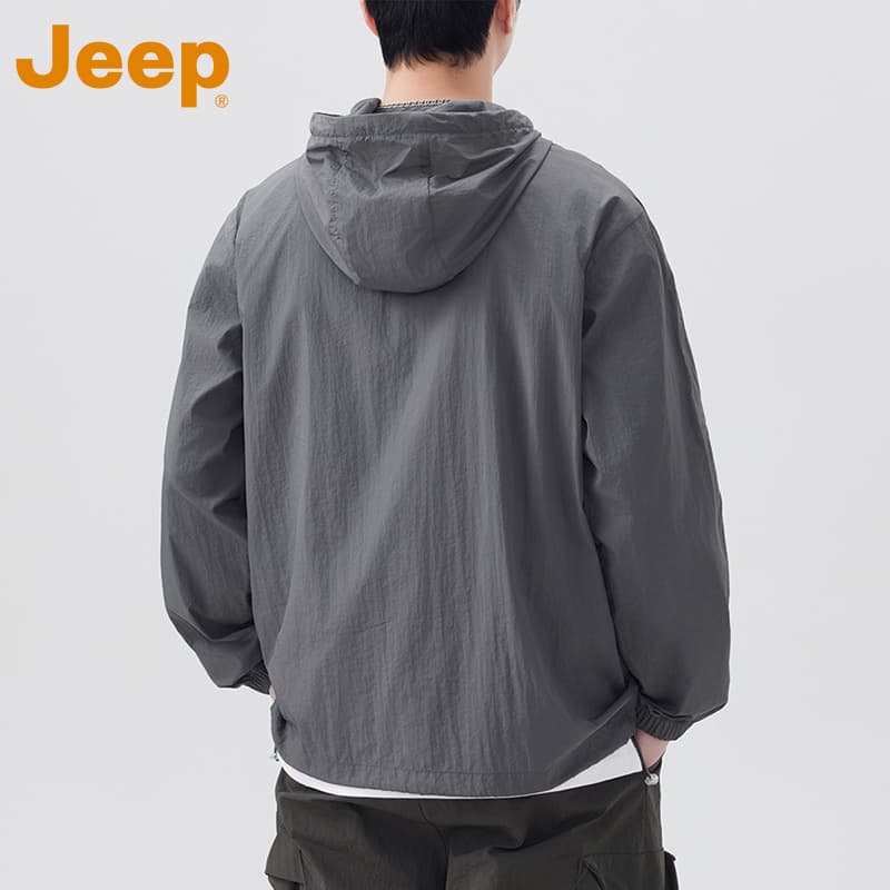 Легкая ветровка Jeep Дышащая одежда с защитой от солнца унисекс - изображение 5