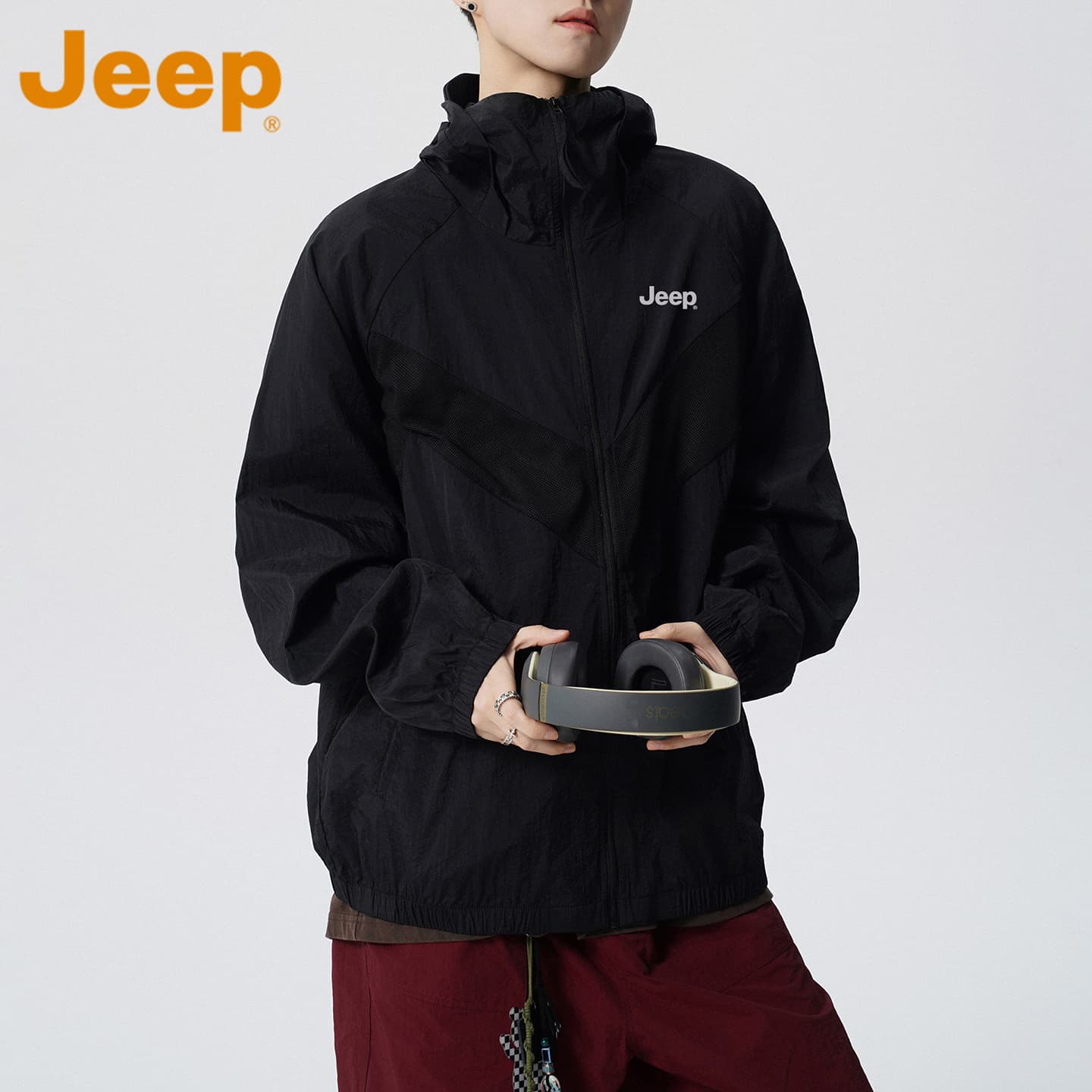 Легкая ветровка Jeep Одежда с UV-защитой Унисекс - изображение 4