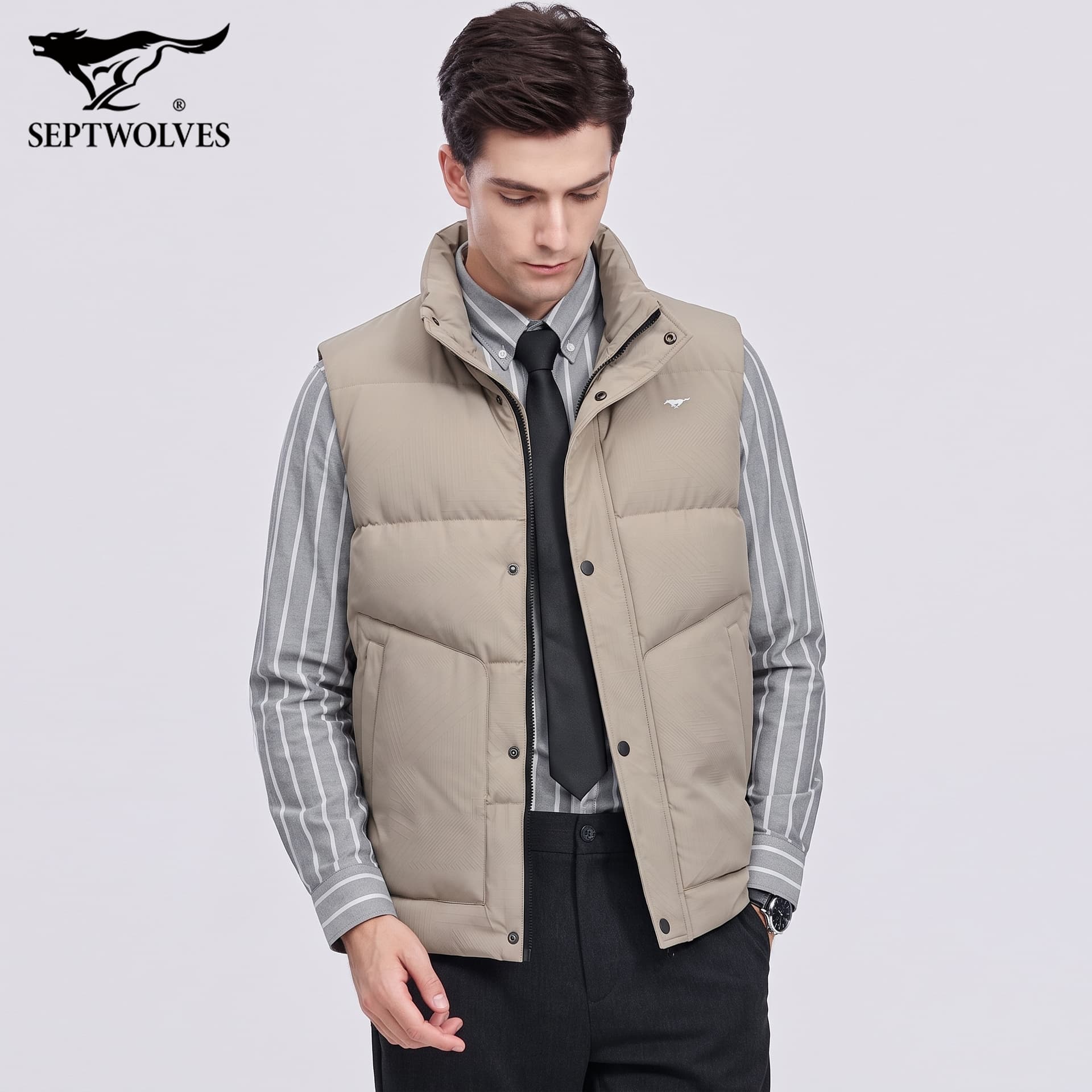 Куртка SEPTWOLVES 704 (Light Apricot) Мужские пуховые жилеты - изображение 3