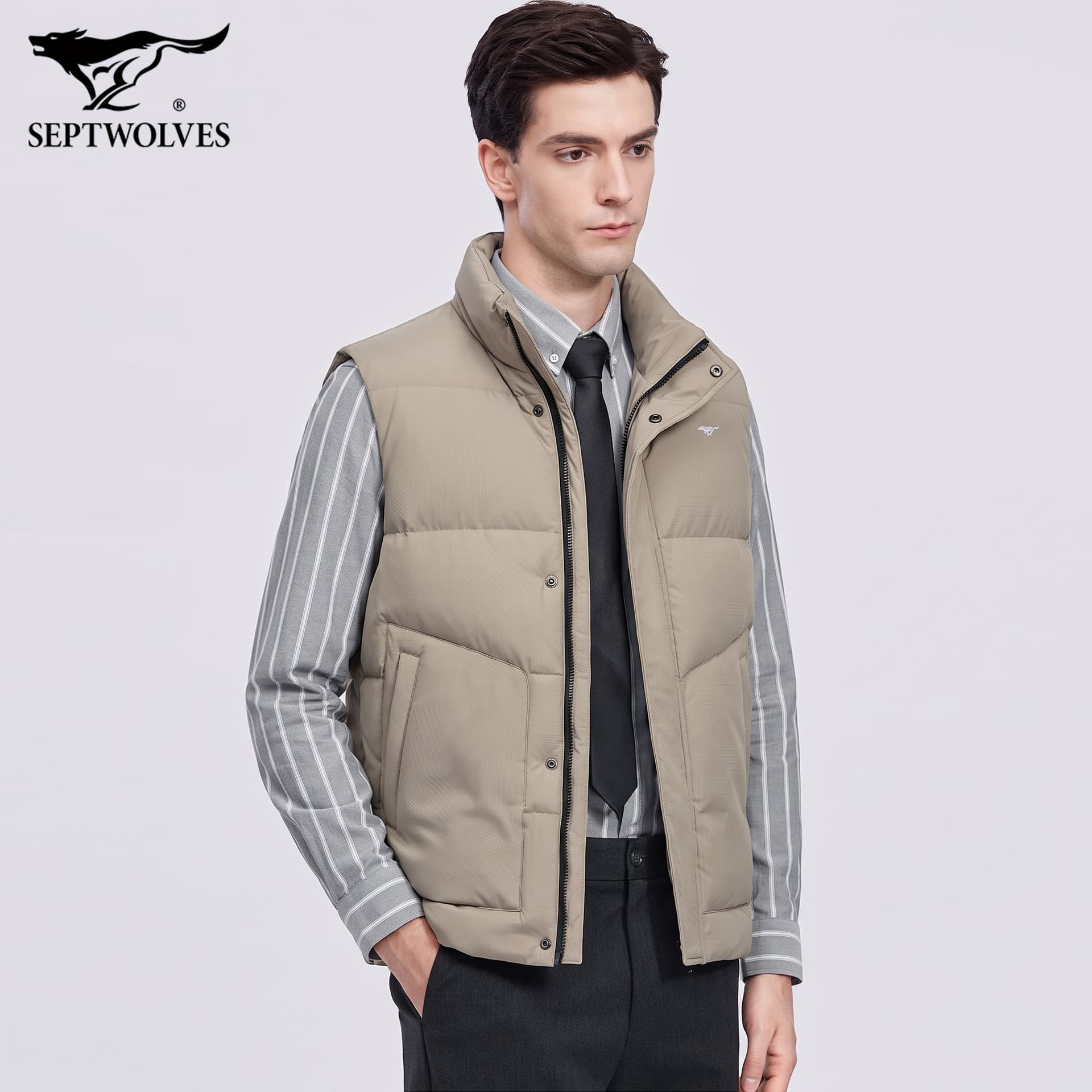 Куртка SEPTWOLVES 704 (Light Apricot) Мужские пуховые жилеты - изображение 3