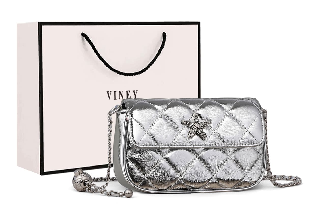 Сумка через плечо VINEY Сумки через плечо Silver Women's - изображение 2