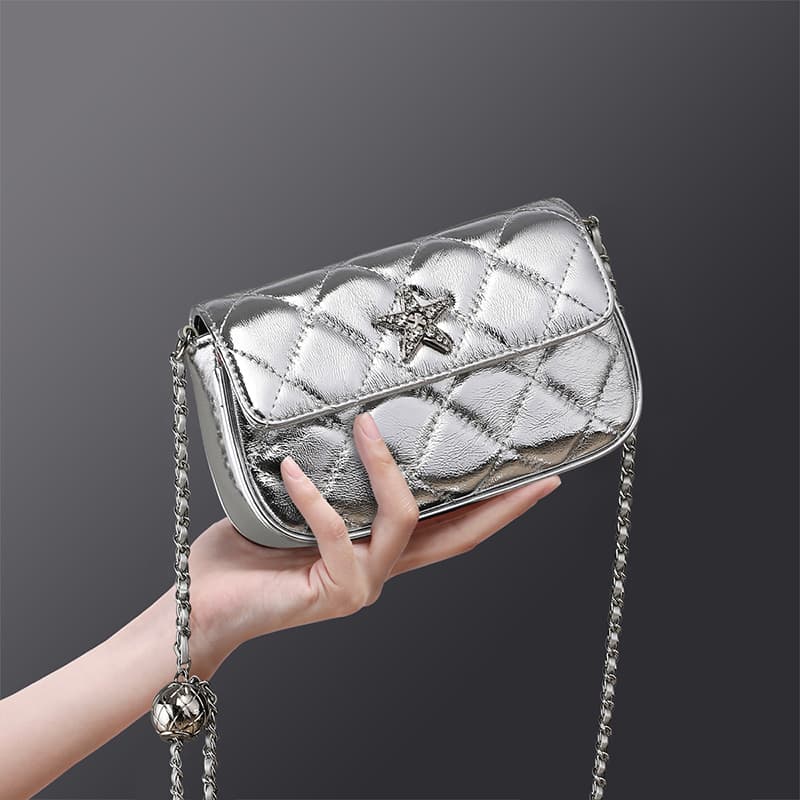 Сумка через плечо VINEY Сумки через плечо Silver Women's - изображение 3