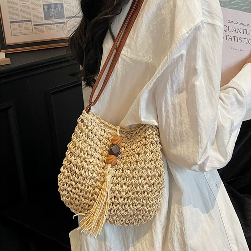 Сумка через плечо VINEY Crossbody сумка Ecru (Брелок включен) Женская - изображение 3