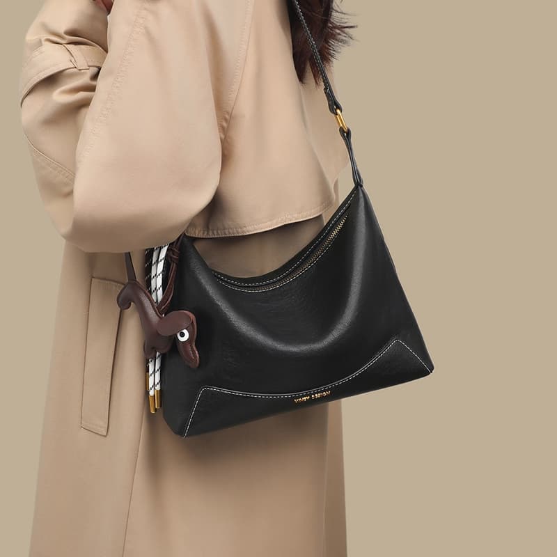 Сумка через плечо VINEY Crossbody сумка Черная (Брелок включен) Женская - изображение 5
