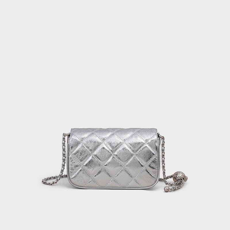 Сумка через плечо VINEY Сумки через плечо Silver Women's - изображение 5