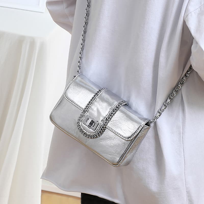 Сумка через плечо VINEY Сумки через плечо Silver Women's - изображение 6