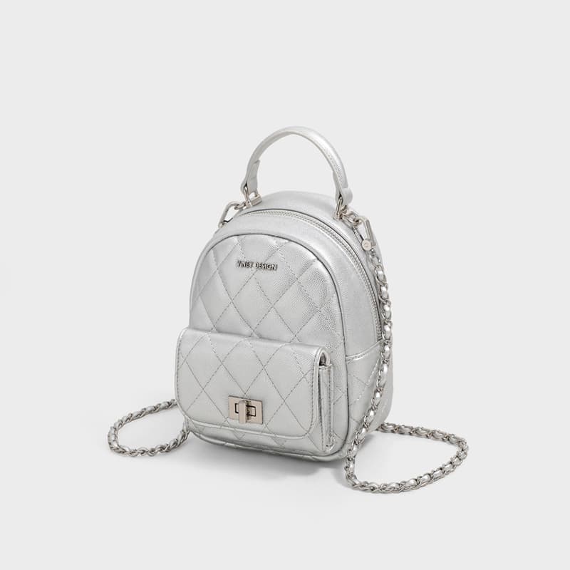 Рюкзак VINEY Рюкзаки Silver Women's - изображение 6