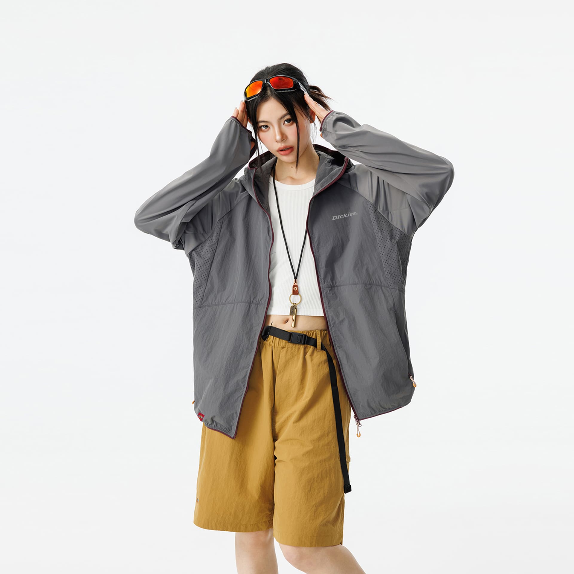 Легкая ветровка Dickies Одежда с защитой от солнца Унисекс - изображение 4