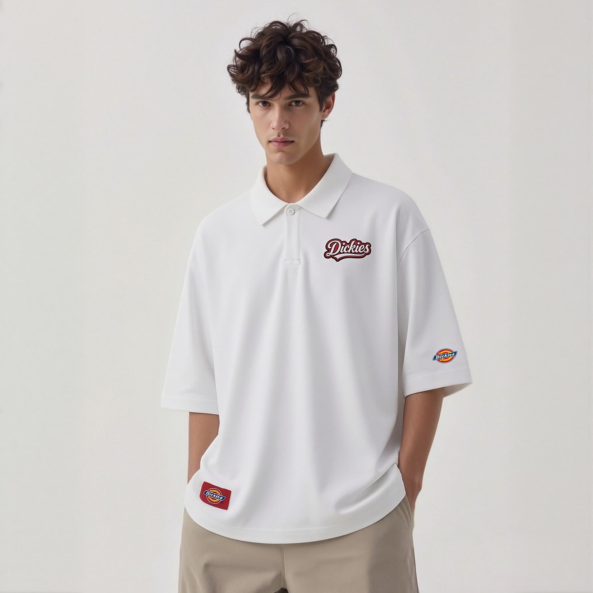 Поло Dickies 260gLogoOversizePolo - изображение 4