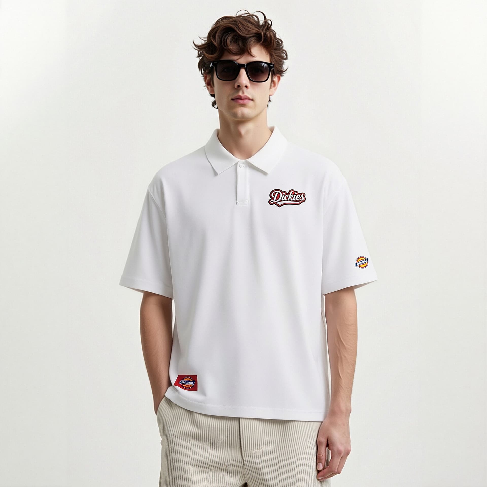 Поло Dickies 260gLogoOversizePolo - изображение 3
