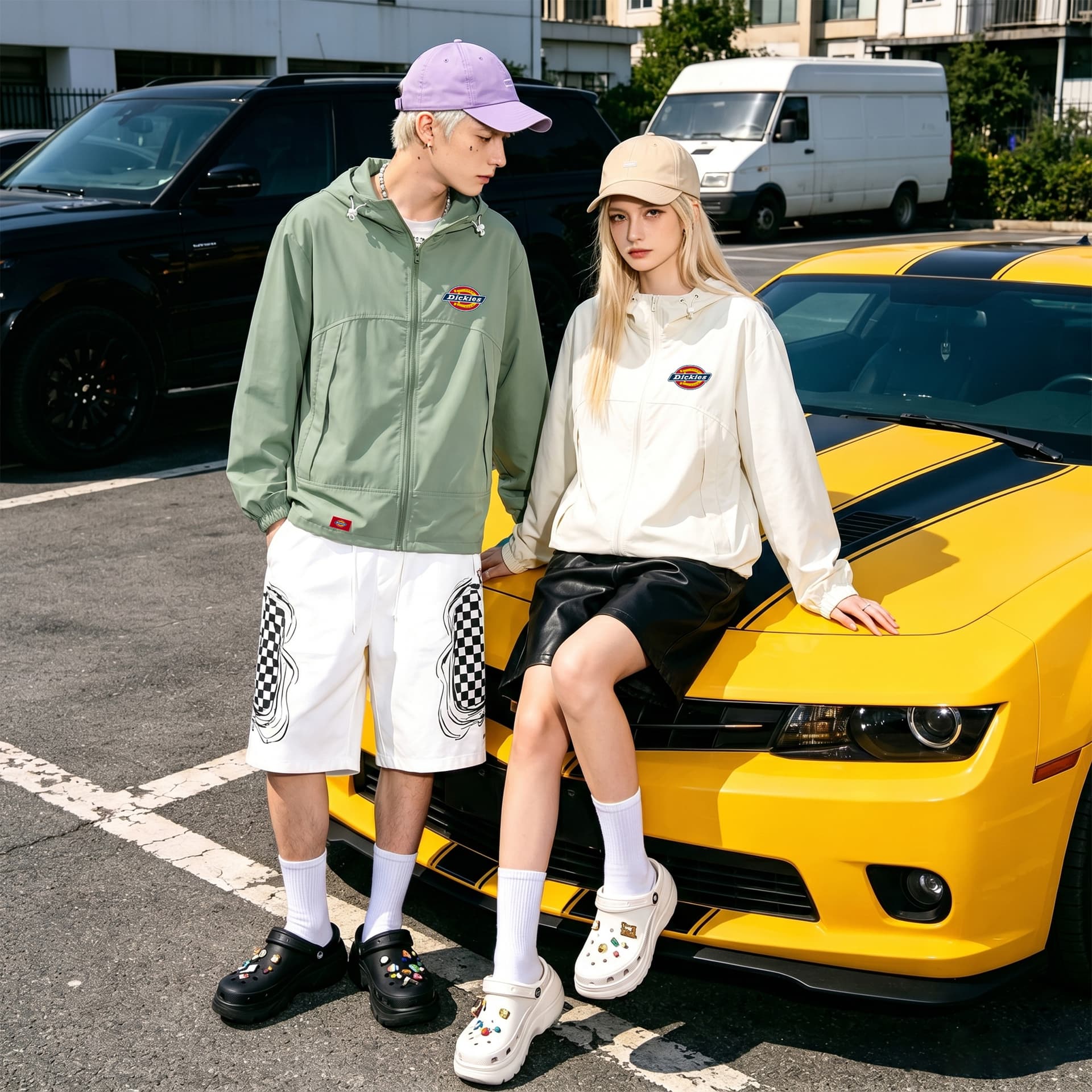 Легкая ветровка Dickies Одежда с защитой от солнца Унисекс - изображение 4