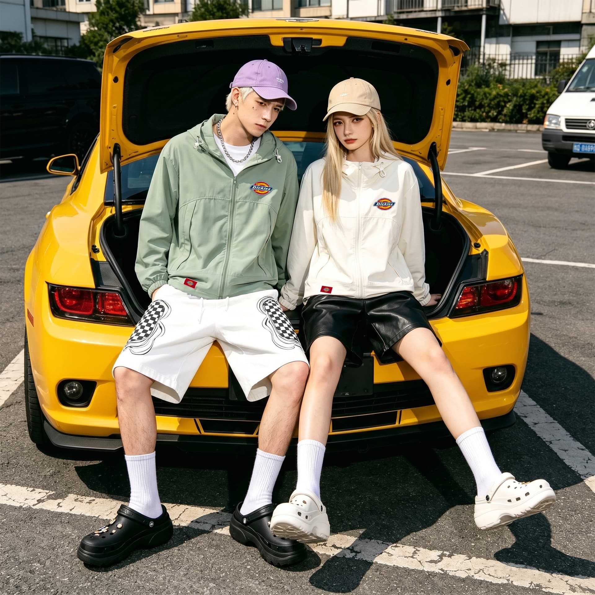 Легкая ветровка Dickies Одежда с защитой от солнца Унисекс - изображение 3