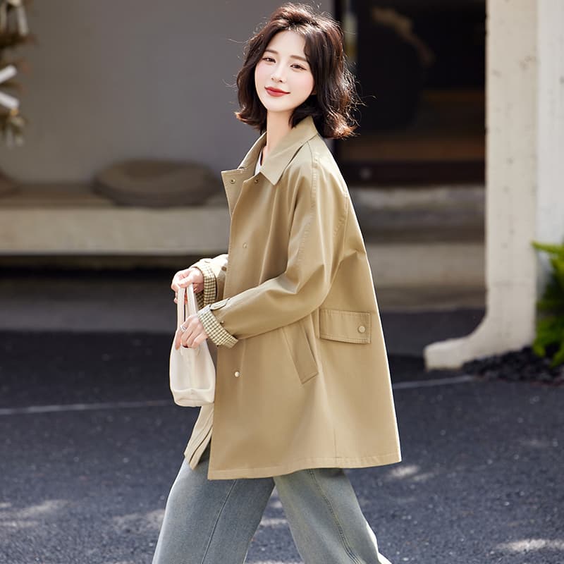 KAISER Хаки Женские Тренч - изображение 4