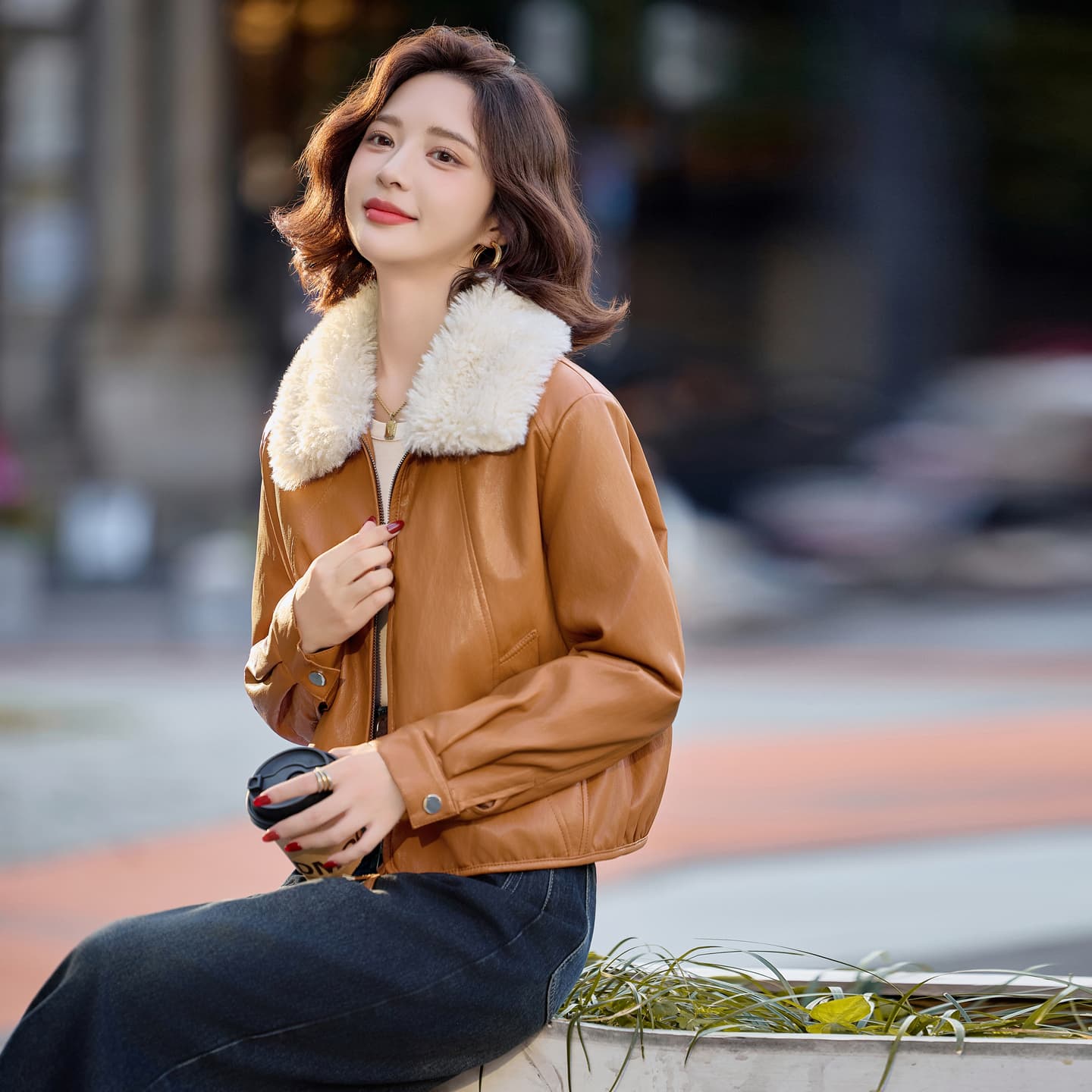 KAISER Vintage Fashion Утолщенный с начесом Стильный Снижение веса и коррекция фигуры Теплоизоляционный ПУ (полиуретан) - изображение 3
