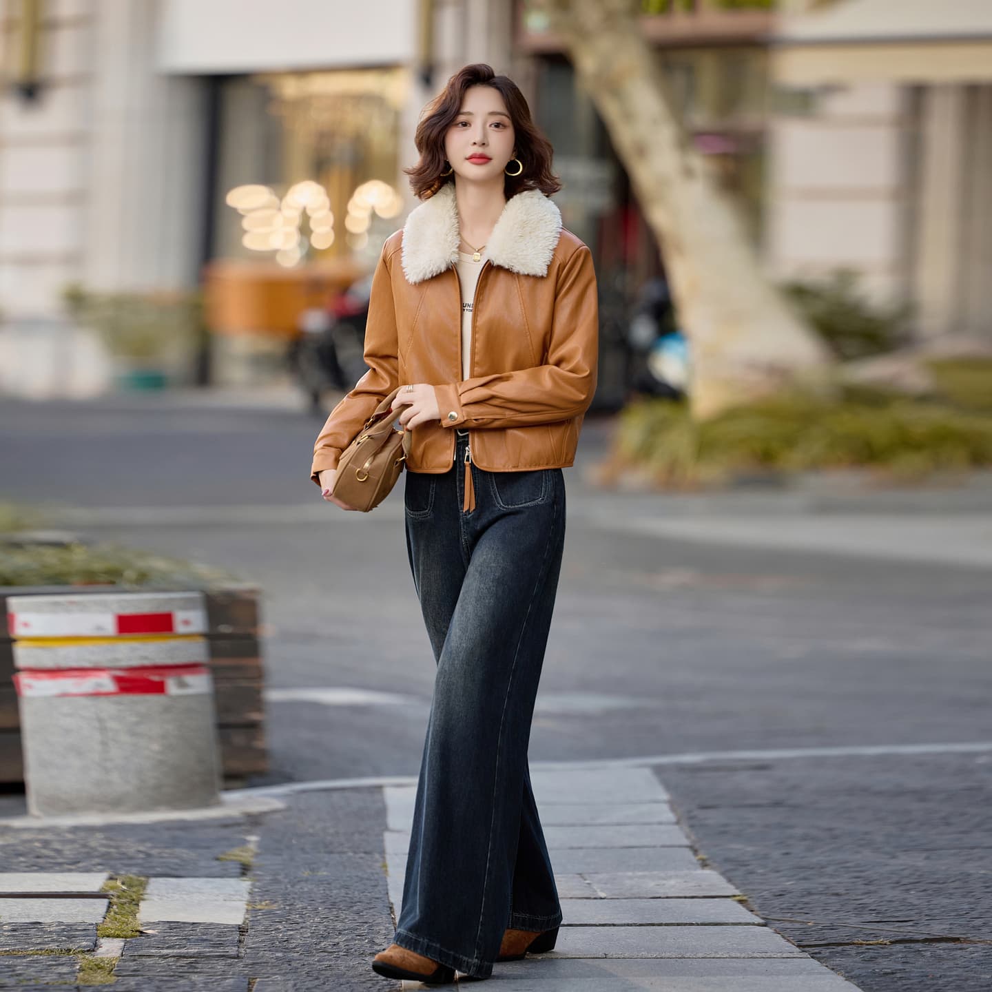 KAISER Vintage Fashion Утолщенный с начесом Стильный Снижение веса и коррекция фигуры Теплоизоляционный ПУ (полиуретан) - изображение 7
