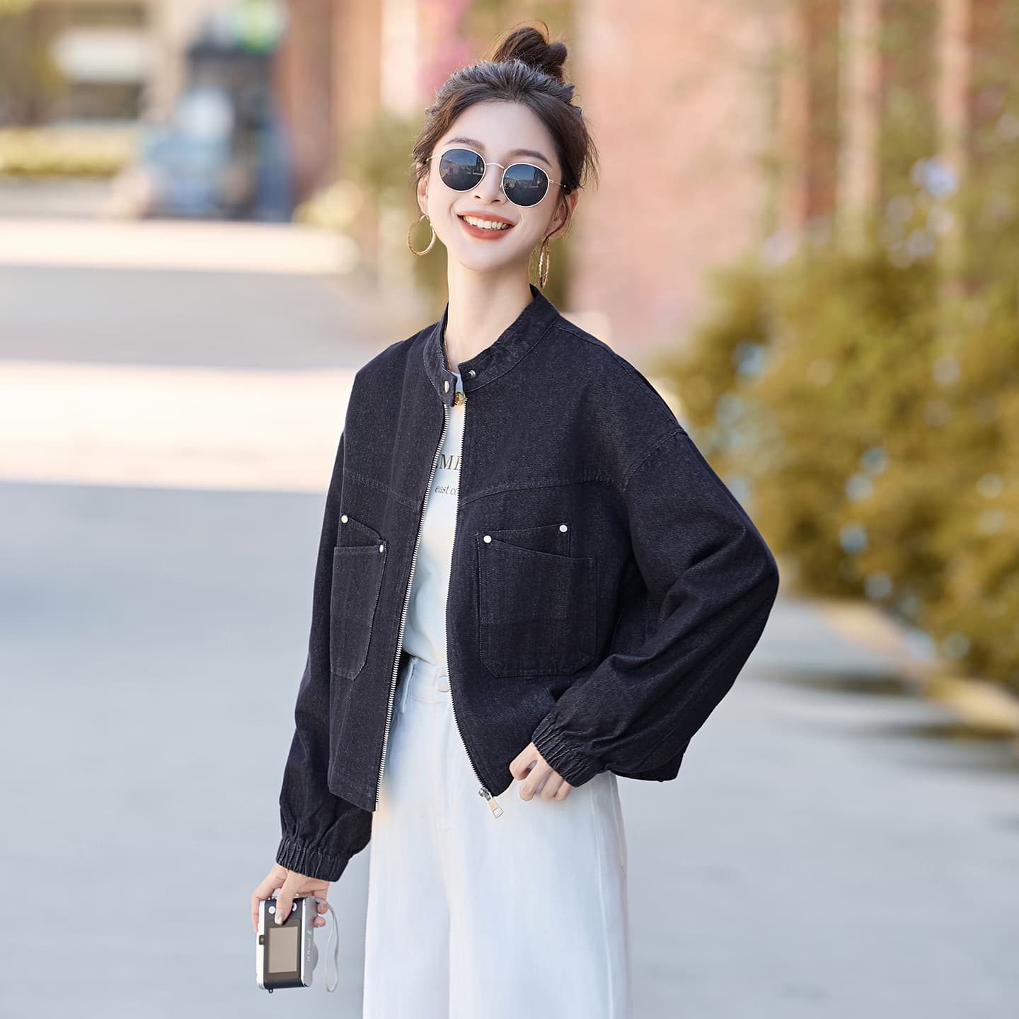 Kaiser Изображение Цвет Женские Джинсовые Куртки - изображение 5