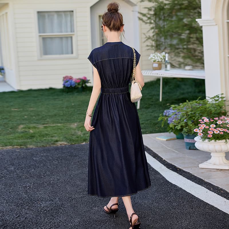 Платье KAISER Короткий Sleeved Платье Женские - изображение 2
