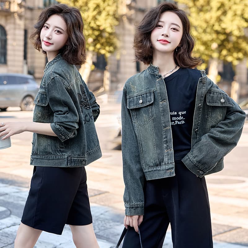 Kaiser Синий Женские Джинсовые Куртки - изображение 2